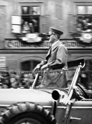 Adolf Hitler crosses Eger
